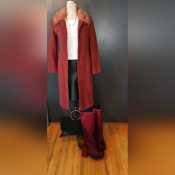 Kookai Wool Coat - Picture 2 of 8